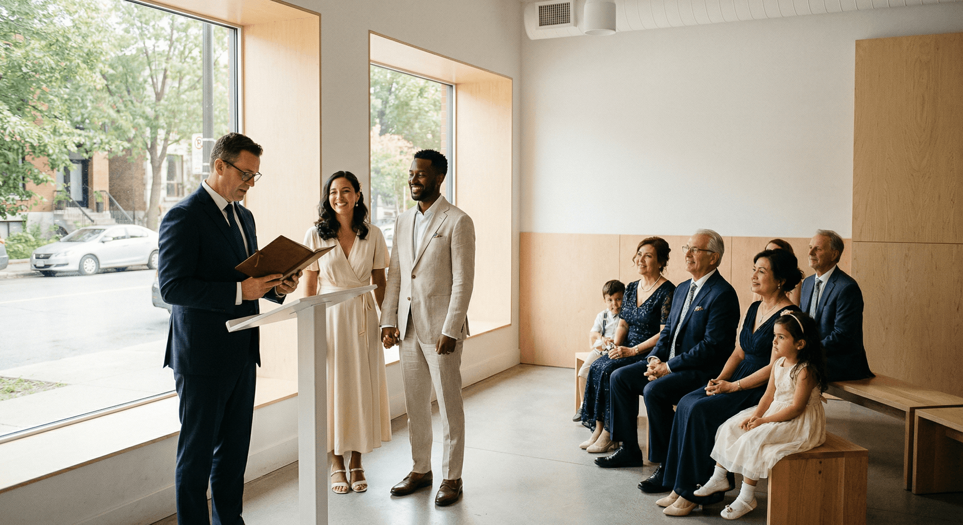 Salle de cérémonie civile à Montréal