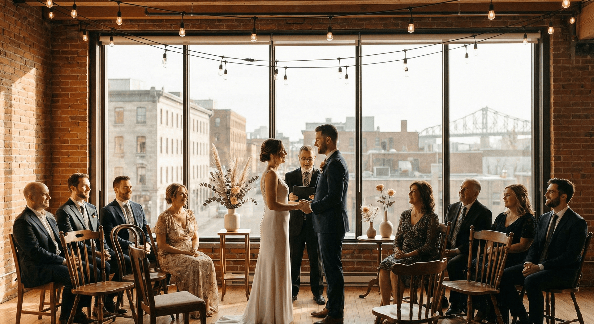 Salle de micro-mariage à Montréal
